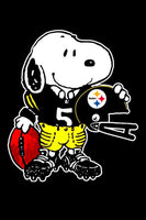 Peanuts Snoopy Double-Sided Flag - Pittsburgh Steelers Football