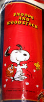 Snoopy Vintage Shoji Corded Blinds / Room Divider / Wall Decor - Snoopy and Woodstock