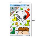 Peanuts Holiday "Peeker" Reusable Window Clings (Great For Car Windows Too!)