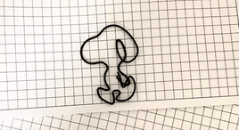 Snoopy - Shaped Metal Paper Clips (10) - snoopn4pnuts.com