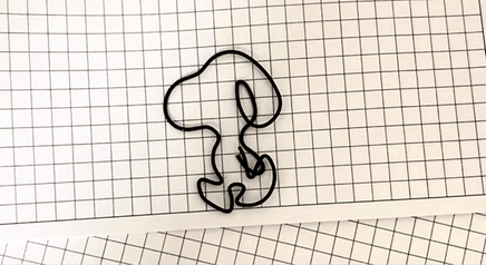 Snoopy - Shaped Metal Paper Clips (10) - snoopn4pnuts.com