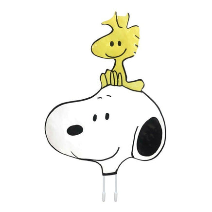 Peanuts Hammered Metal Halloween Pumpkin Press - In Decor - Snoopy and Woodstock - snoopn4pnuts.com