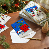 Peanuts Inspirational Christmas Card Set With Glitter Accents