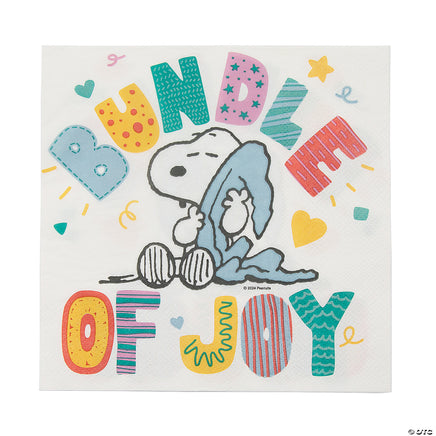 Snoopy New Baby / Baby Shower Dinner Napkins - snoopn4pnuts.com