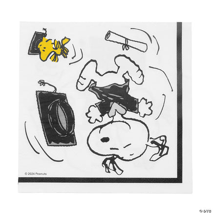 Snoopy Graduation Dinner Napkins - snoopn4pnuts.com