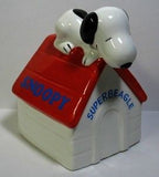 Snoopy Superbeagle Music Box - Plays "Home Sweet Home"  (Near Mint)