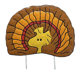 Peanuts Hammered Metal Halloween Pumpkin Press - In Decor - Woodstock Turkey - snoopn4pnuts.com
