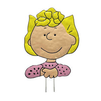 Peanuts Hammered Metal Halloween Pumpkin Press - In Decor - Sally "It's The Great Pumpkin" - snoopn4pnuts.com