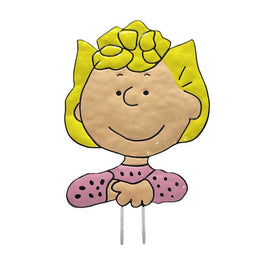 Peanuts Hammered Metal Halloween Pumpkin Press - In Decor - Sally "It's The Great Pumpkin" - snoopn4pnuts.com