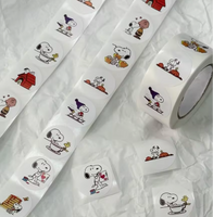 Peanuts 500-Piece Sticker Roll