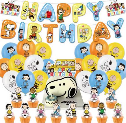 Peanuts 12 - Piece Party Cake Picks Set - Matching Party Ware Sold Separately - snoopn4pnuts.com