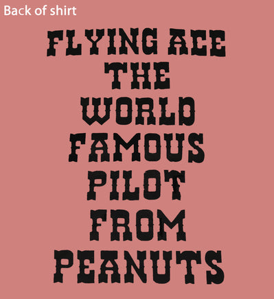 Snoopy Flying Ace 2 - Sided T-Shirt - snoopn4pnuts.com