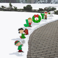 Peanuts Christmas Holiday Corrugated Plastic Yard Signs (Sold Separately)