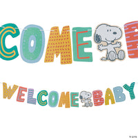 Snoopy Welcome Baby Ready-To-Hang Garland