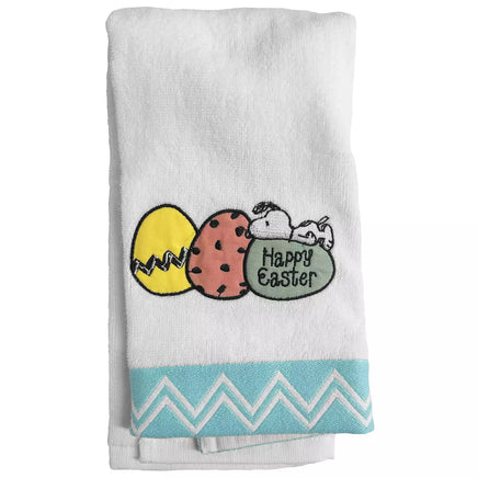 Snoopy Embroidered Hand Towel - Happy Easter ON SALE! - snoopn4pnuts.com