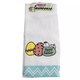 Snoopy Embroidered Hand Towel - Happy Easter