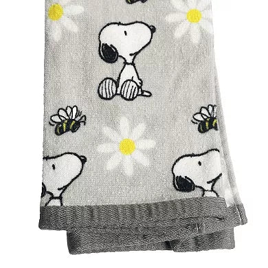 Snoopy Hand Towel - Daisies - snoopn4pnuts.com