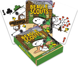 Snoopy Beagle Scouts Theme Playing Cards - snoopn4pnuts.com