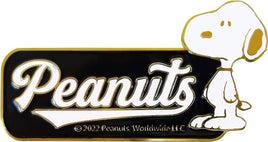 Snoopy Self - Adhesive Engraved Metal Car Emblem With Metallic Gold Accents - snoopn4pnuts.com