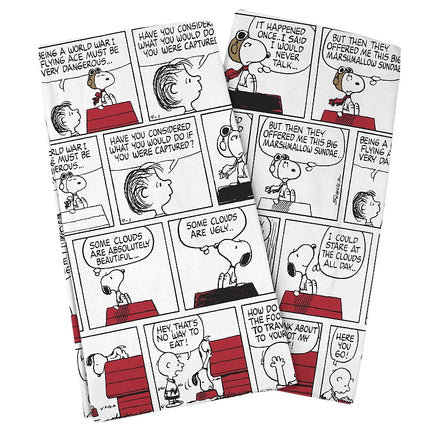 Peanuts Comics Strip Kitchen Tea Towel (Hand Towel) - snoopn4pnuts.com