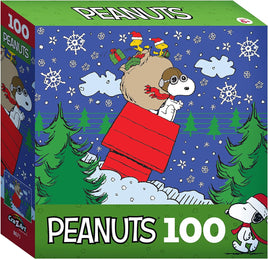 Peanuts 100 - Piece Jigsaw Puzzle - Caroling - snoopn4pnuts.com