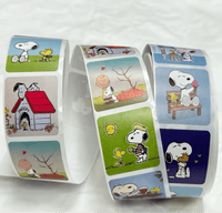 Peanuts 500 - Piece Sticker Roll - ON SALE! - snoopn4pnuts.com