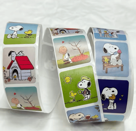 Peanuts 500 - Piece Sticker Roll - ON SALE! - snoopn4pnuts.com