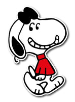 Joe Cool Snoopy Die-Cut Vinyl Decal (Solid Fill-Full Color)