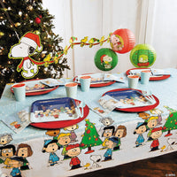 Peanuts Gang Christmas Holiday Dinner Plates - Generously Sized and Great For Holding Cookies! - snoopn4pnuts.com