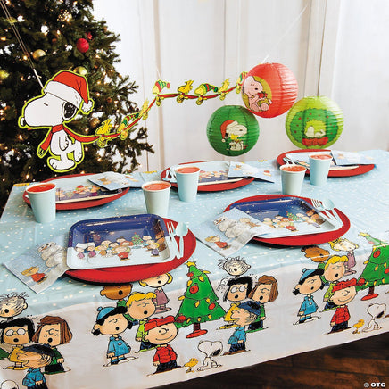 Peanuts Gang Christmas Holiday Dinner Plates - Generously Sized and Great For Holding Cookies! - snoopn4pnuts.com