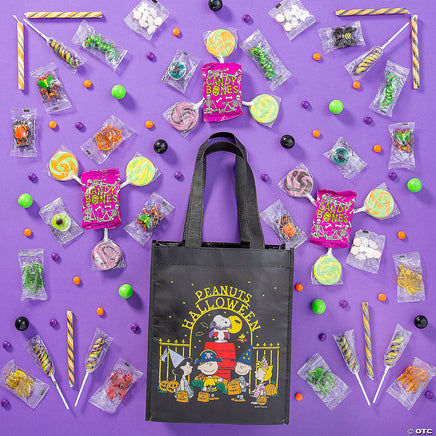 Peanuts Halloween Reusable and Laminated Non - Woven Trick or Treat Tote Bag - snoopn4pnuts.com