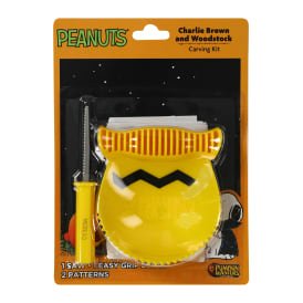 Charlie Brown and Snoopy Pumpkin Jack - O - Lantern Carving Kit - snoopn4pnuts.com