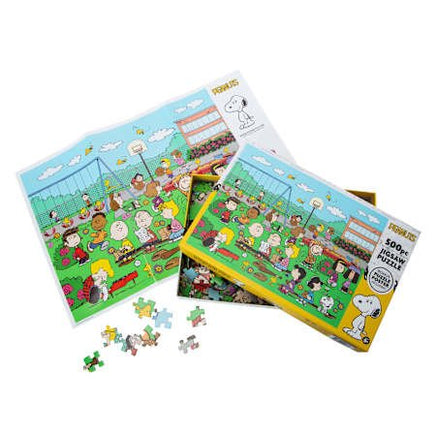 Peanuts Jigsaw Puzzle - Recess FREE POSTER! - snoopn4pnuts.com