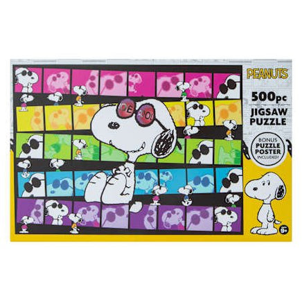 Snoopy Jigsaw Puzzle - Joe Cool FREE POSTER! - snoopn4pnuts.com