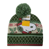 Snoopy Knit Winter Beanie-Style Hat - Youth/Adult Size