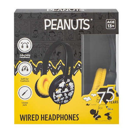 Snoopy Wired Headphones - snoopn4pnuts.com