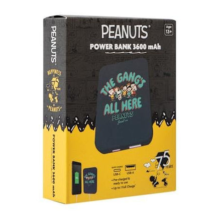 Peanuts Battery - Operated Power Bank (3600 mAh) - snoopn4pnuts.com