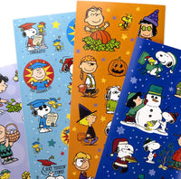 Peanuts Holiday and General Stickers (Sold Separately) - Some Designs Are Holographic!