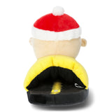 Peanuts Christmas Character 3D Scuff Slippers With Memory Foam - Men's Charlie Brown