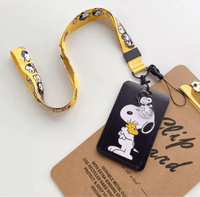Snoopy Photo ID Case With Removable Lanyard - Great For Teachers, Students, Business and Medical Personnel, Etc. - snoopn4pnuts.com
