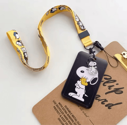 Snoopy Photo ID Case With Removable Lanyard - Great For Teachers, Students, Business and Medical Personnel, Etc. - snoopn4pnuts.com