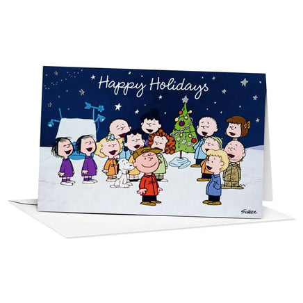 Peanuts Christmas Cards With Metallic Foil Accents - Happy Holidays - snoopn4pnuts.com