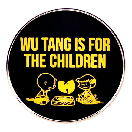 Peanuts Wu Tang Enamel Pin - For The Children - snoopn4pnuts.com