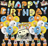 Peanuts Birthday Banner Party Ware