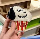 Snoopy Plush Popcorn-Shaped Backpack / Purse Pendant - Hang It Anywhere!