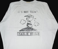 Charlie Brown Long-Sleeve T-Shirt - It's Hot Today (Size Medium/Runs Big)