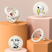 Snoopy Metal Cell Phone Stand / Finger Loop - Low Profile For Carrying In Pocket! - snoopn4pnuts.com