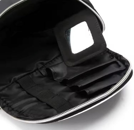 Snoopy Nylon Cosmetic Case With Mirror (Perfect Size For Packing In Suitcase or Carry - On Bag When Travelling!) - snoopn4pnuts.com