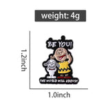 Charlie Brown And Snoopy Enamel Pin - BE YOU!