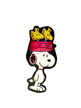 Snoopy Plastic Lenticular Sticker (6" High!) - Head Toppers